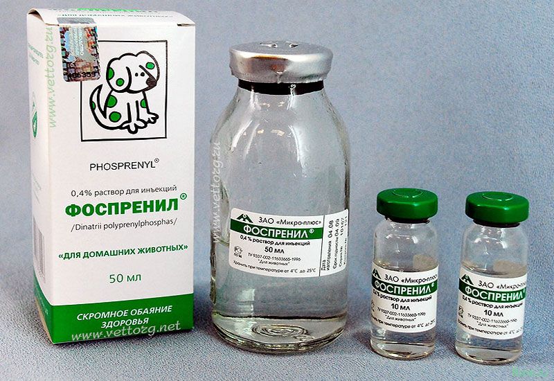 фоспренил, собак, правильном применении